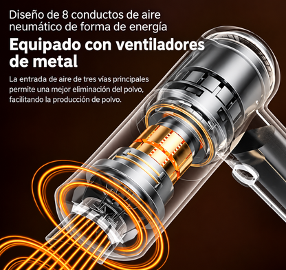 Aspiradora Portátil Turbo 2 en 1: Aspira y Sopla